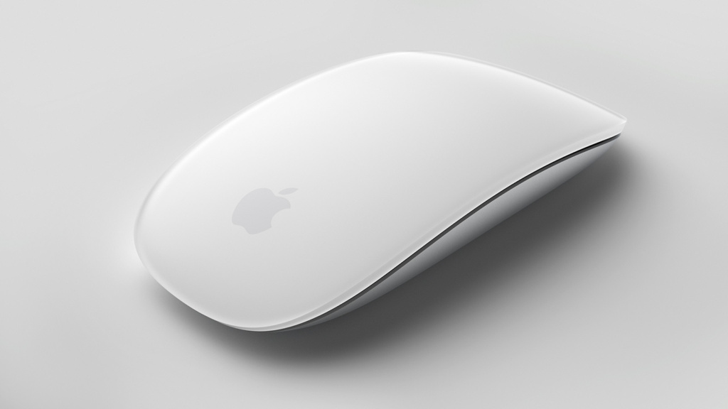 Apple Magic Mouse CAD model