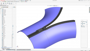 Read more about the article Solidworks: Creating a Zipper