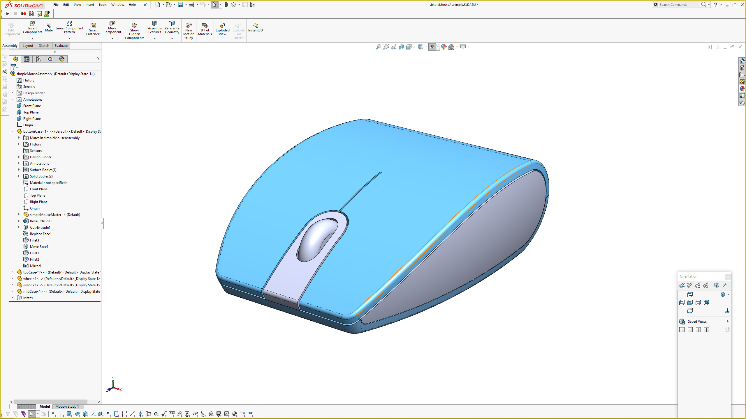 You are currently viewing Solidworks: Master Model Using Insert Part in Solidworks