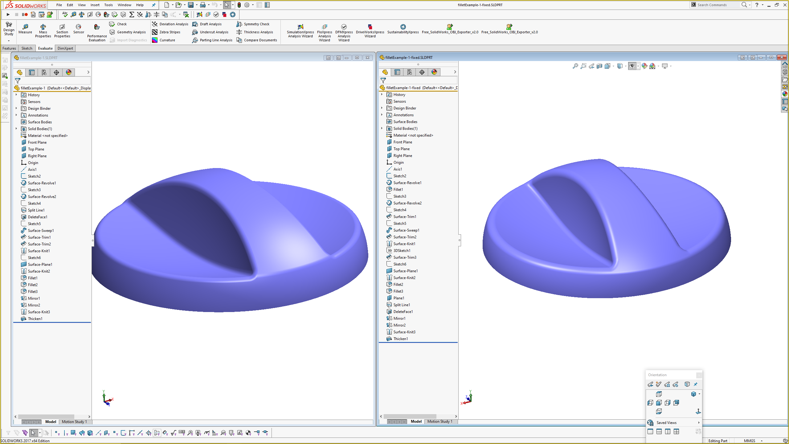 You are currently viewing Solidworks: Fillet Feature Order