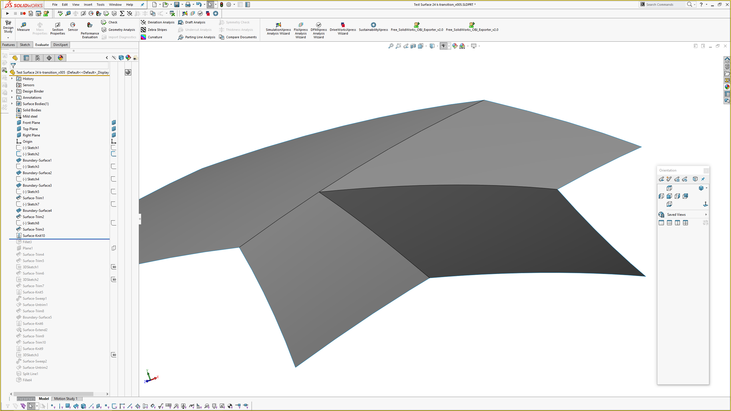 You are currently viewing Solidworks: K Transition