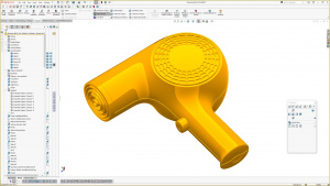 Read more about the article Modelling the Rowenta EK55 Hair Dryer in Solidworks