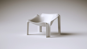 Read more about the article F300 Chair Reissue by GUBI. Modelled using Solidworks.